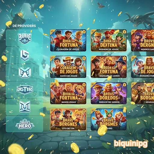 Ilustração de Jogos de Slots Variados